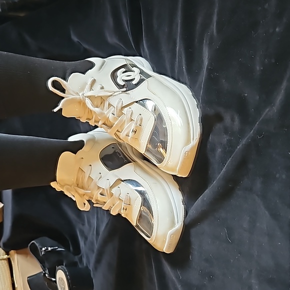 Closet Closing FINAL CHANEL CLEAR SNEAKERS - Picture 6 of 16